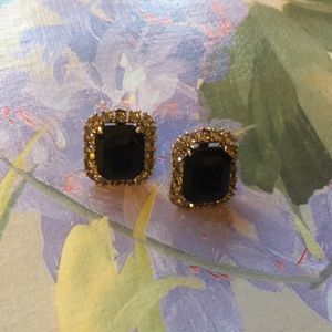 KATE SPADE NWOT Black and Gold Earrings